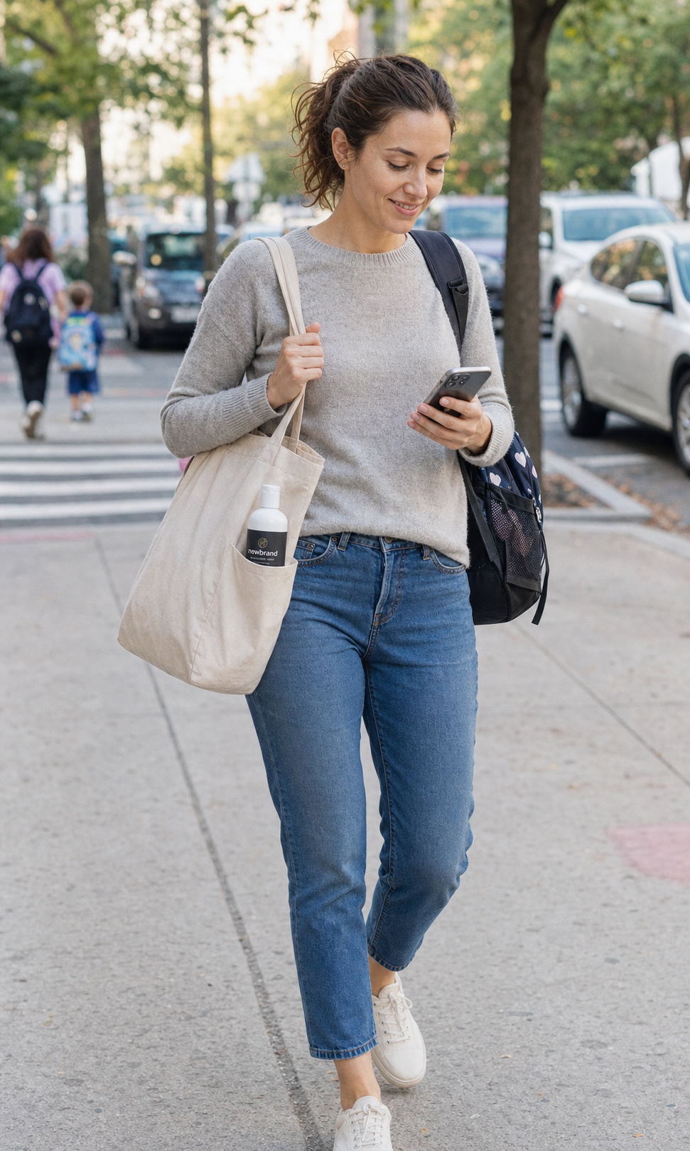A seasonal, back-to-school lifestyle moment