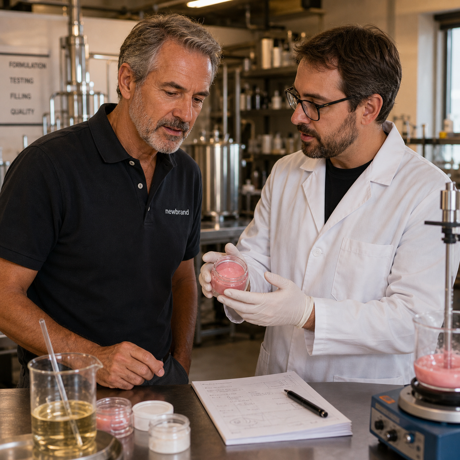 Co-creating a beauty formula with a hand-picked US manufacturer