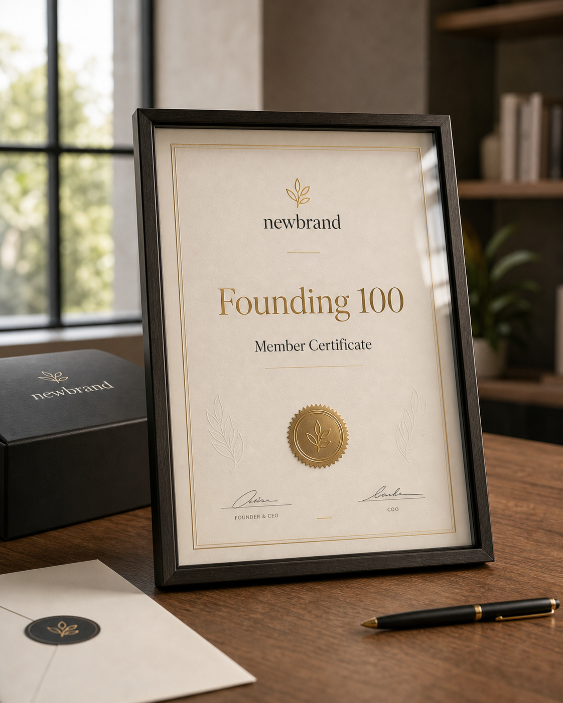 A Founding 100 seat — yours, in writing.