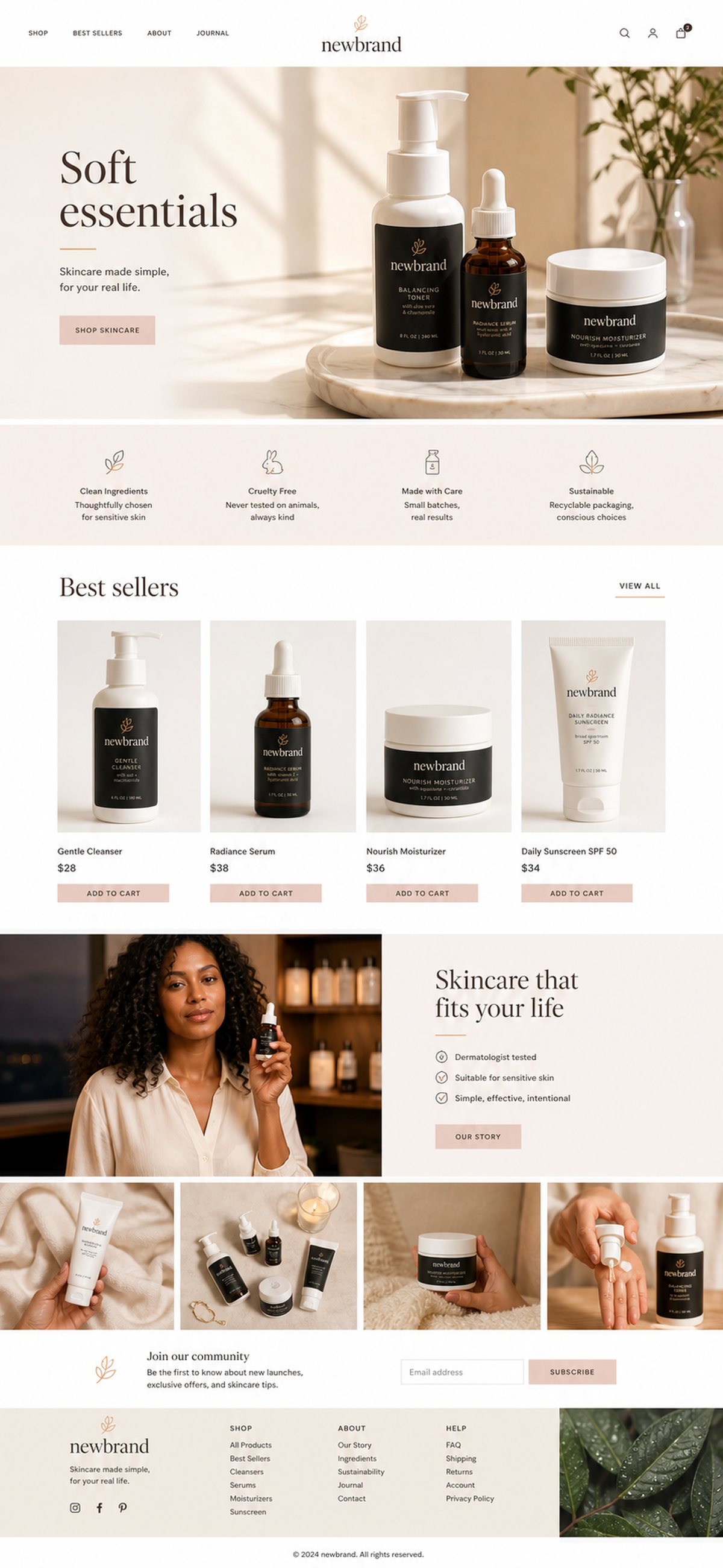 Aurora — store template preview