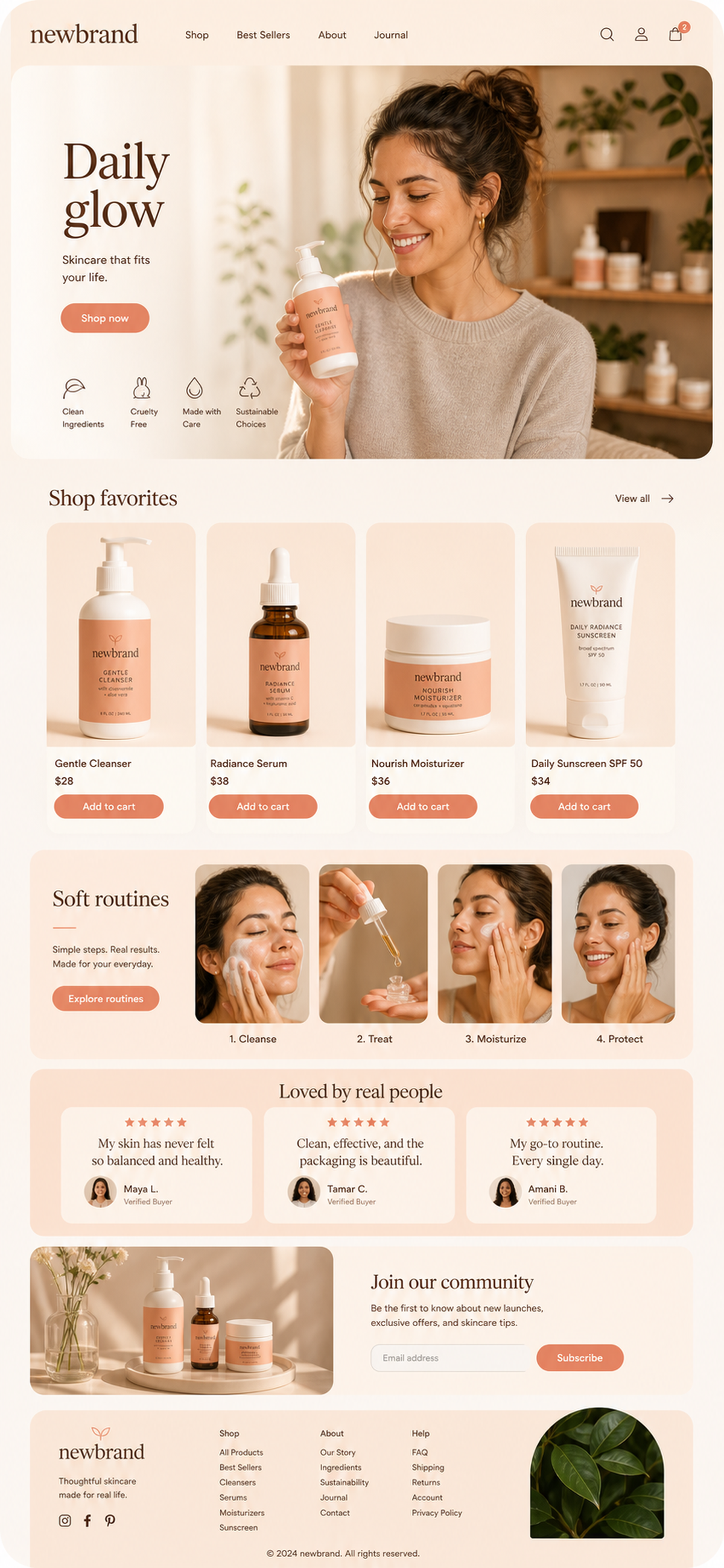 Bloom — store template preview